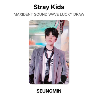 Stray Kids MAXIDENT SOUND WAVE LUCKY DRAW Official Photocard