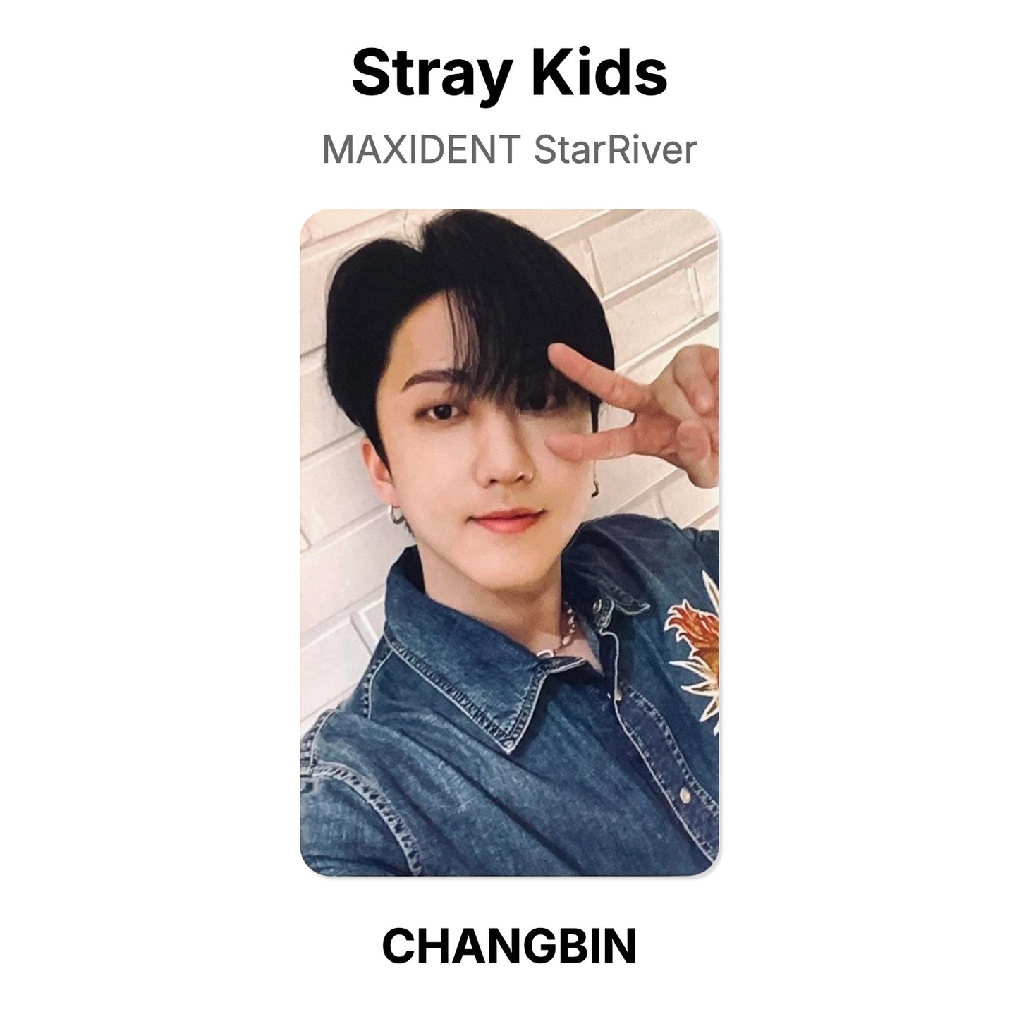 Stray Kids MAXIDENT StarRiver официальная фотокарта
