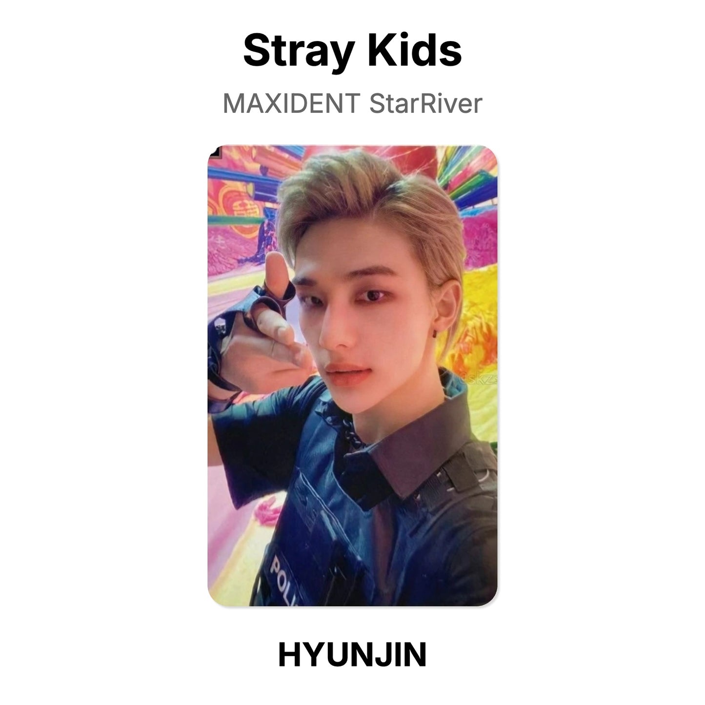 Stray Kids MAXIDENT StarRiver официальная фотокарта
