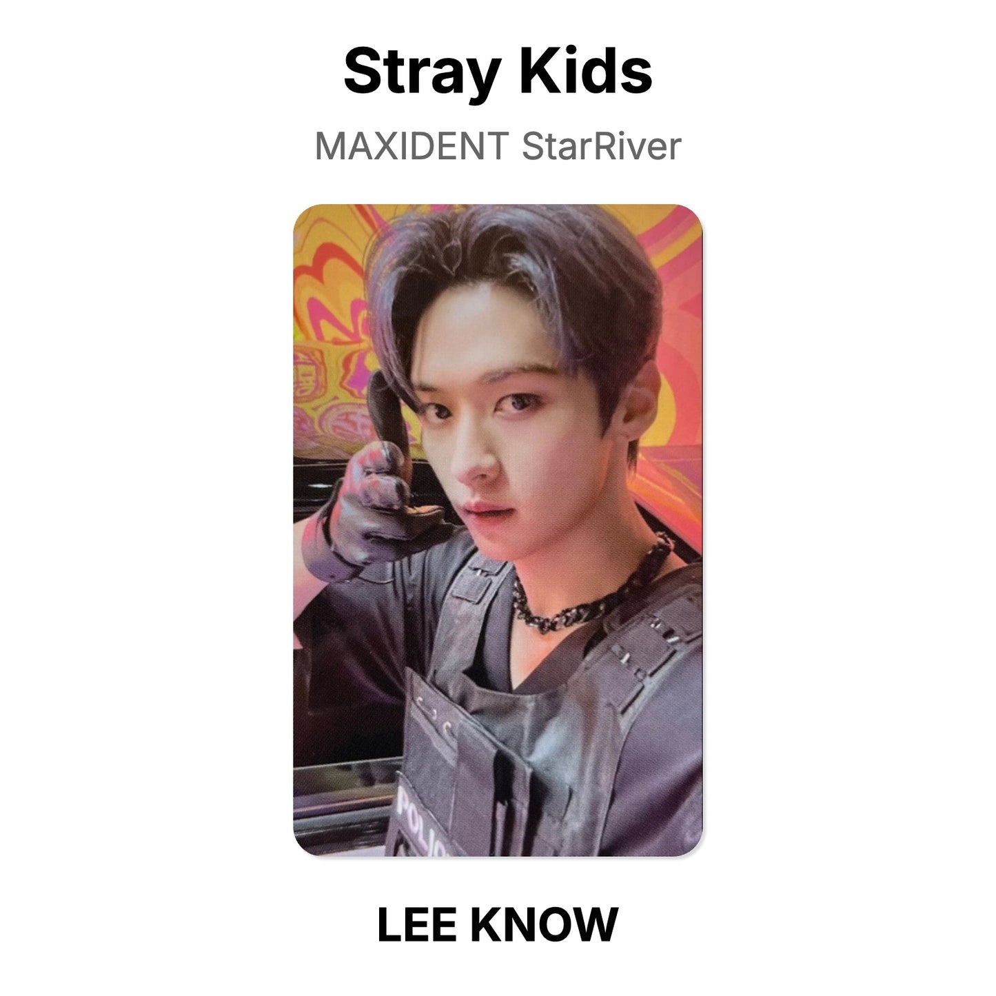 Stray Kids MAXIDENT StarRiver официальная фотокарта
