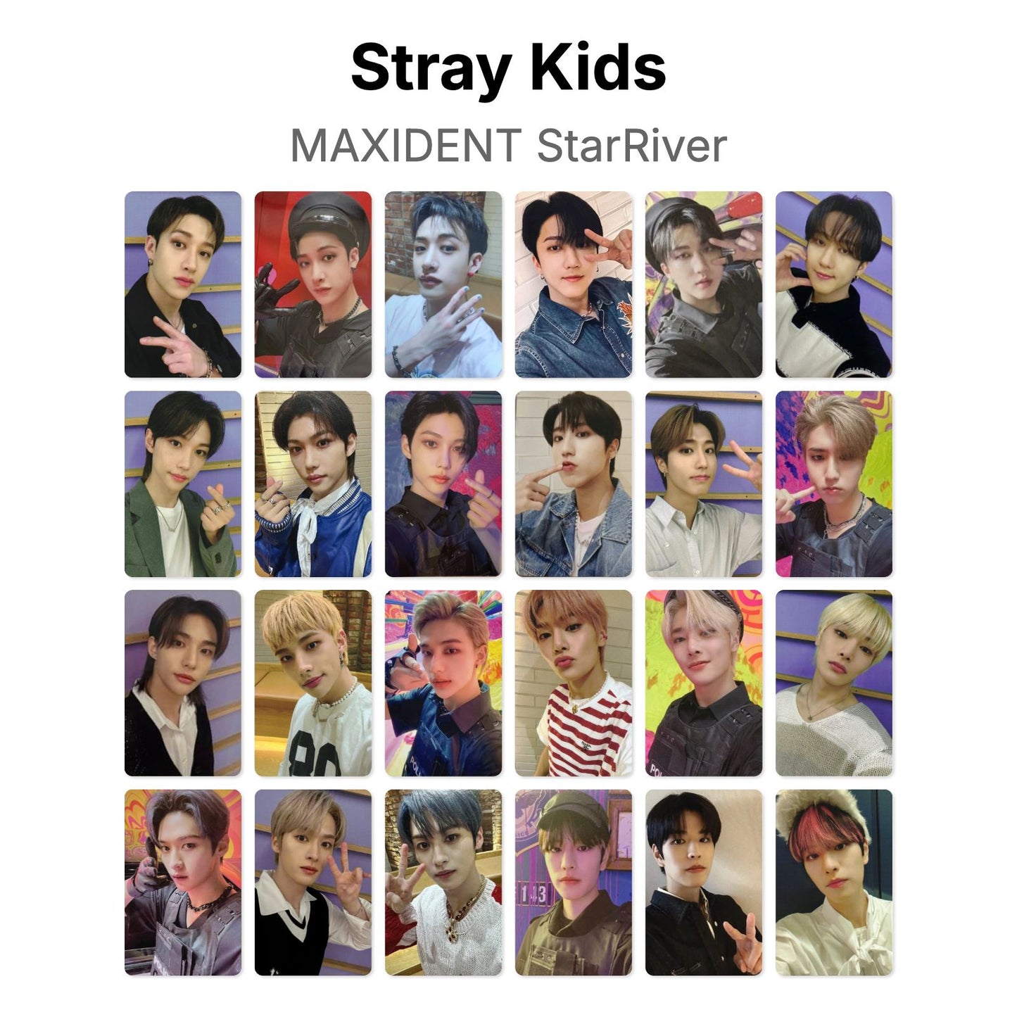 Stray Kids MAXIDENT StarRiver официальная фотокарта