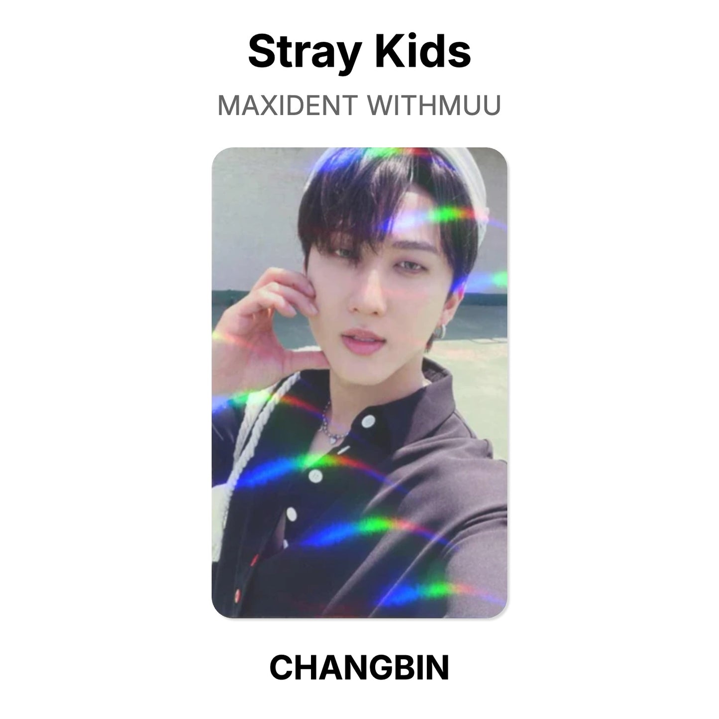 Stray Kids MAXIDENT WITHMUU photocard ufficiale