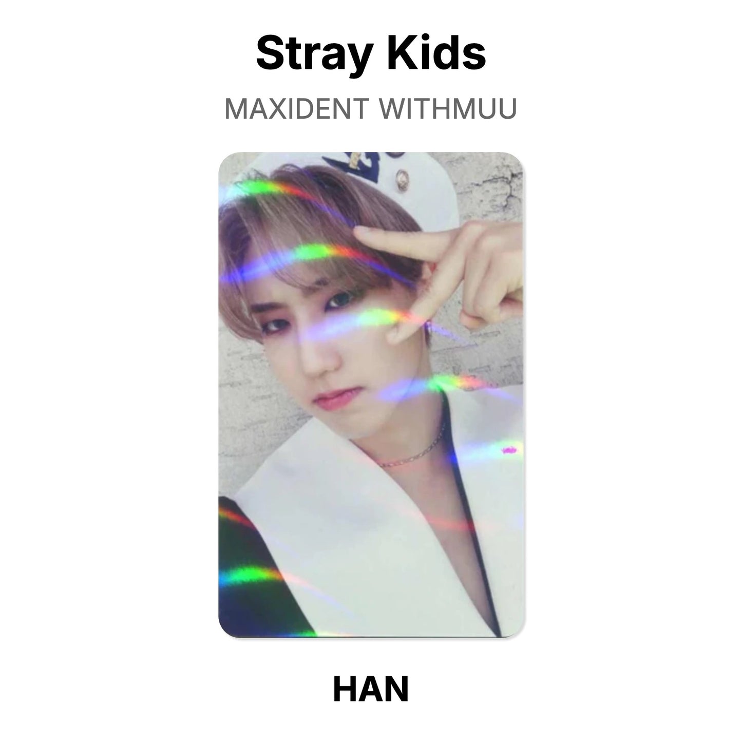 Stray Kids MAXIDENT WITHMUU photocard ufficiale