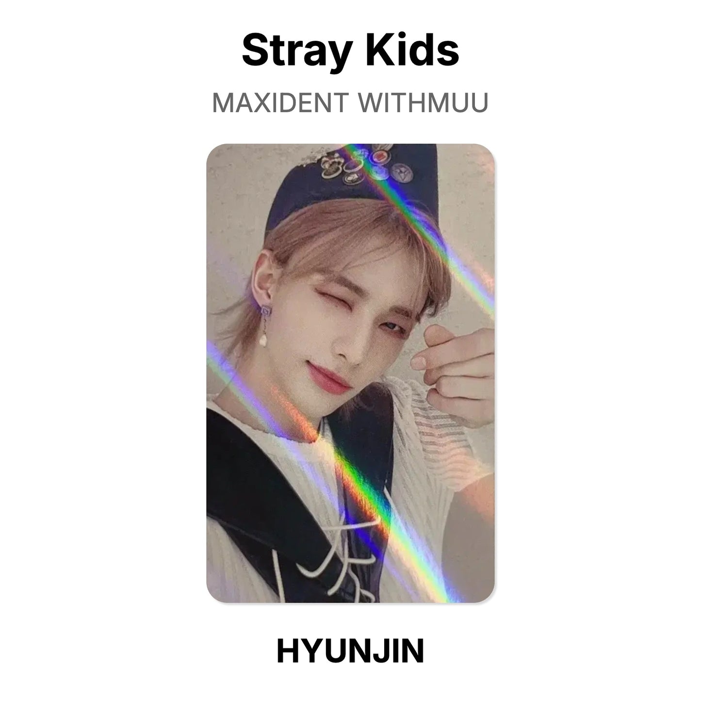 Stray Kids MAXIDENT WITHMUU photocard ufficiale