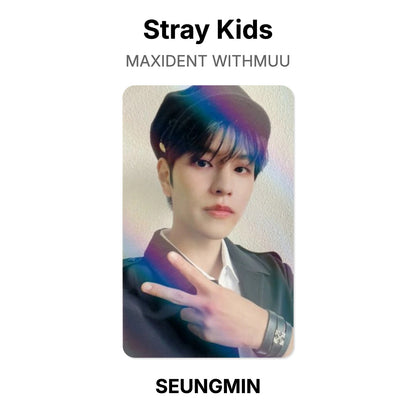 Stray Kids MAXIDENT WITHMUU photocard ufficiale