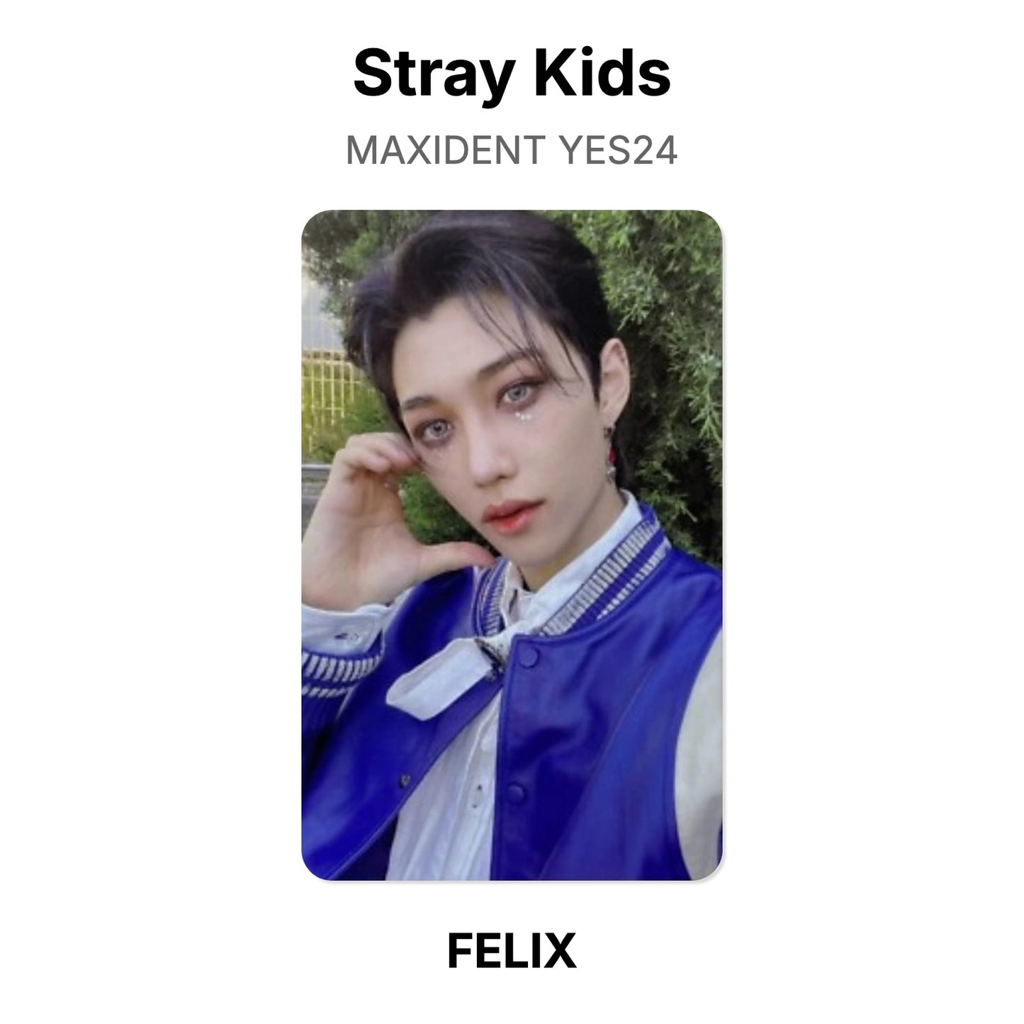 Stray Kids MAXIDENT YES24 photocard officielle