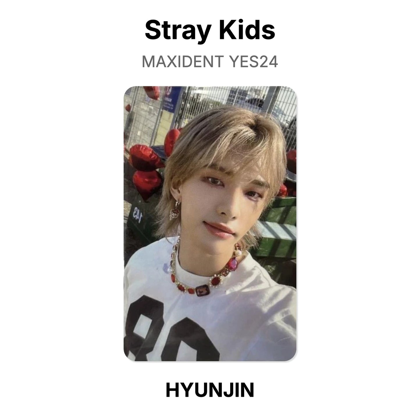 Stray Kids MAXIDENT YES24 photocard officielle