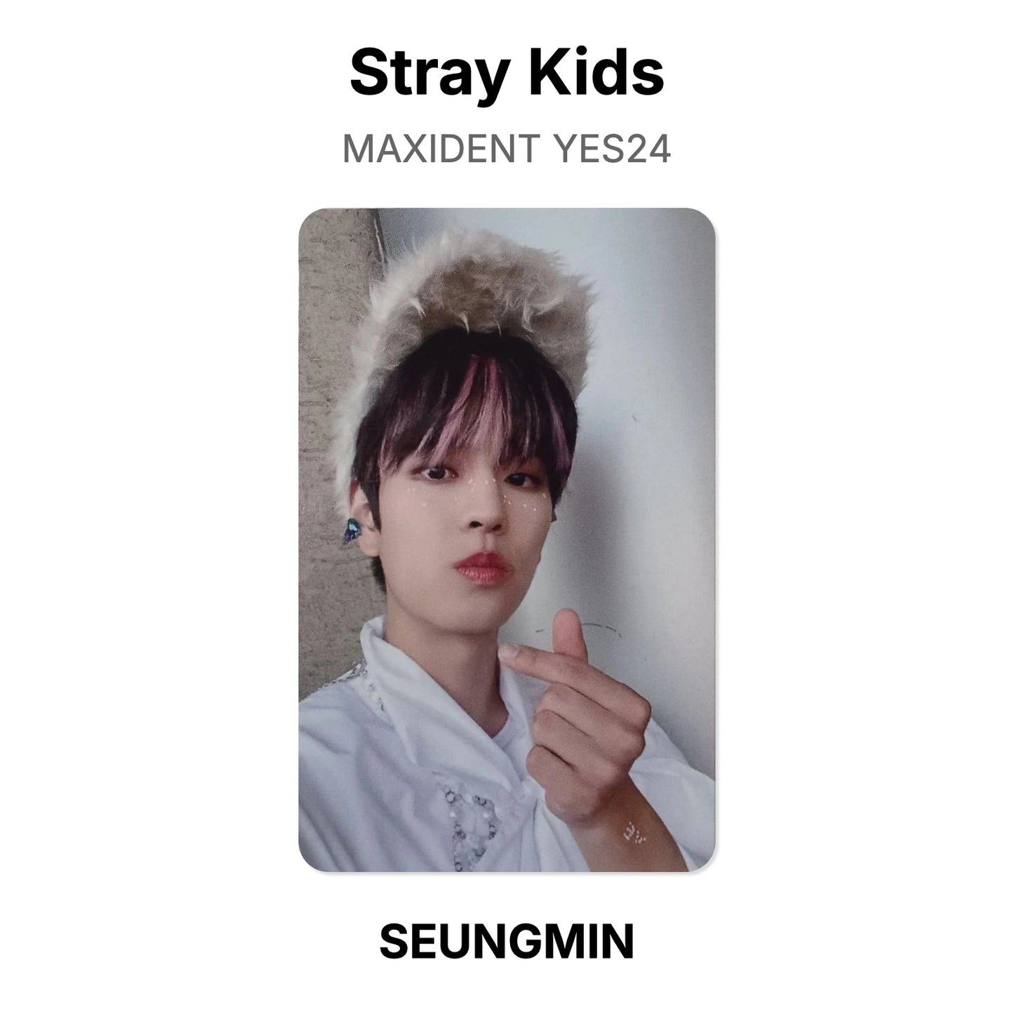 Stray Kids MAXIDENT YES24 photocard officielle