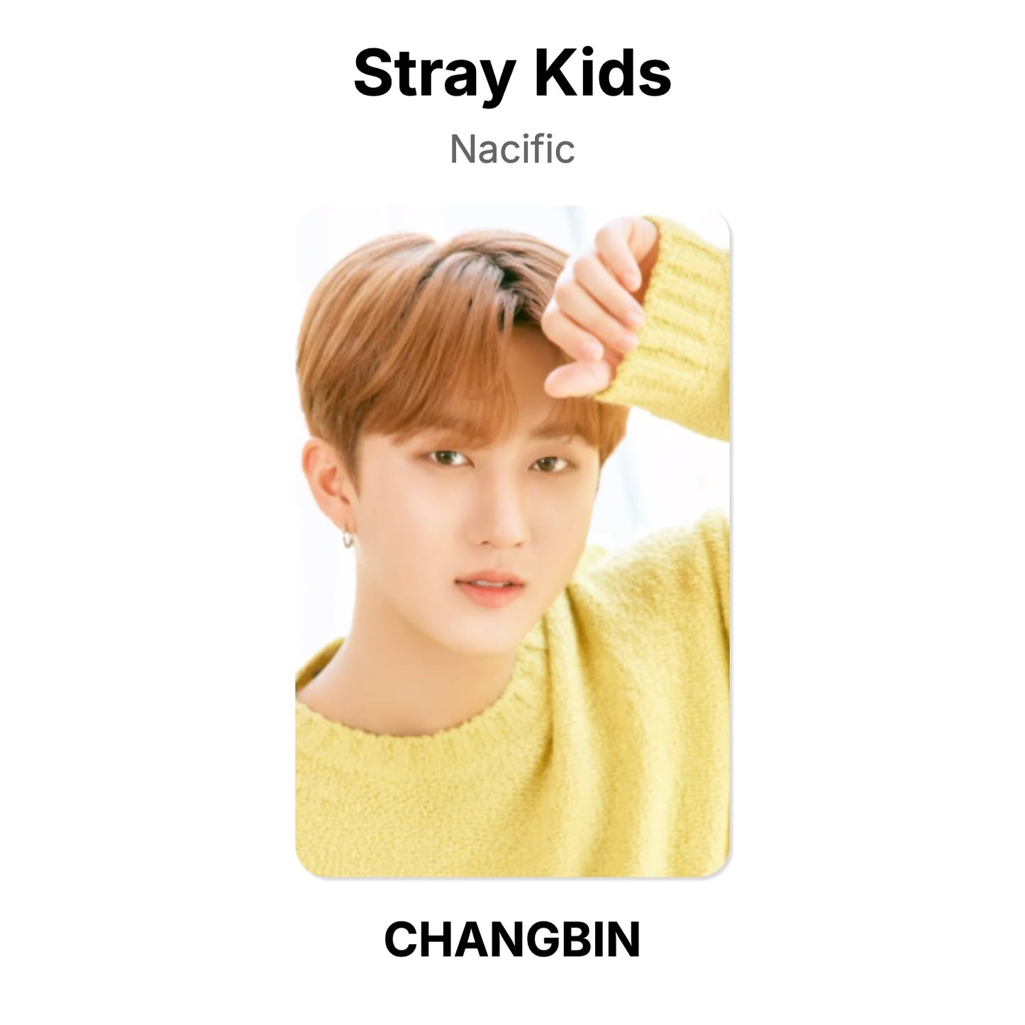 Stray Kids Nacific Offizielle Photocard