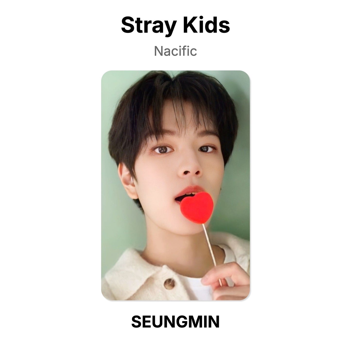 Stray Kids Nacific Offizielle Photocard