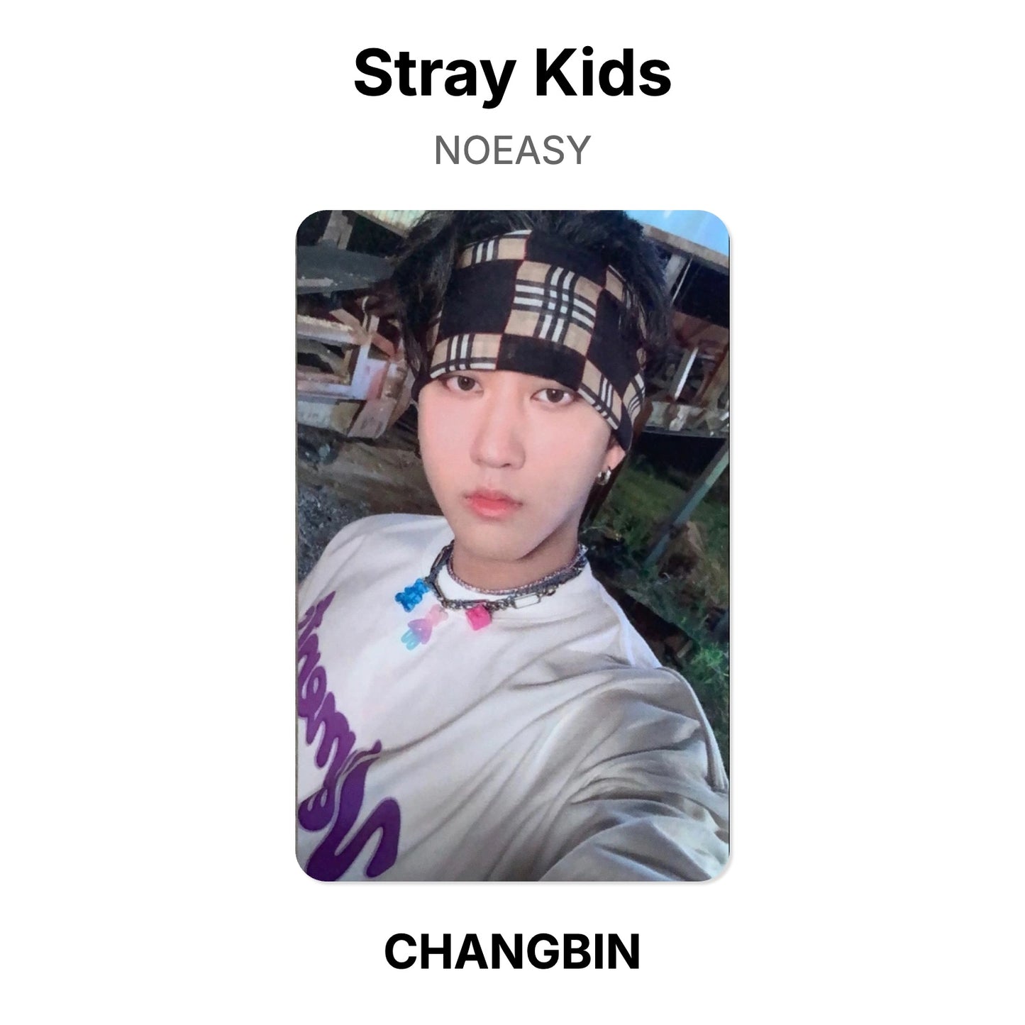 Stray Kids NOEASY photocard oficial