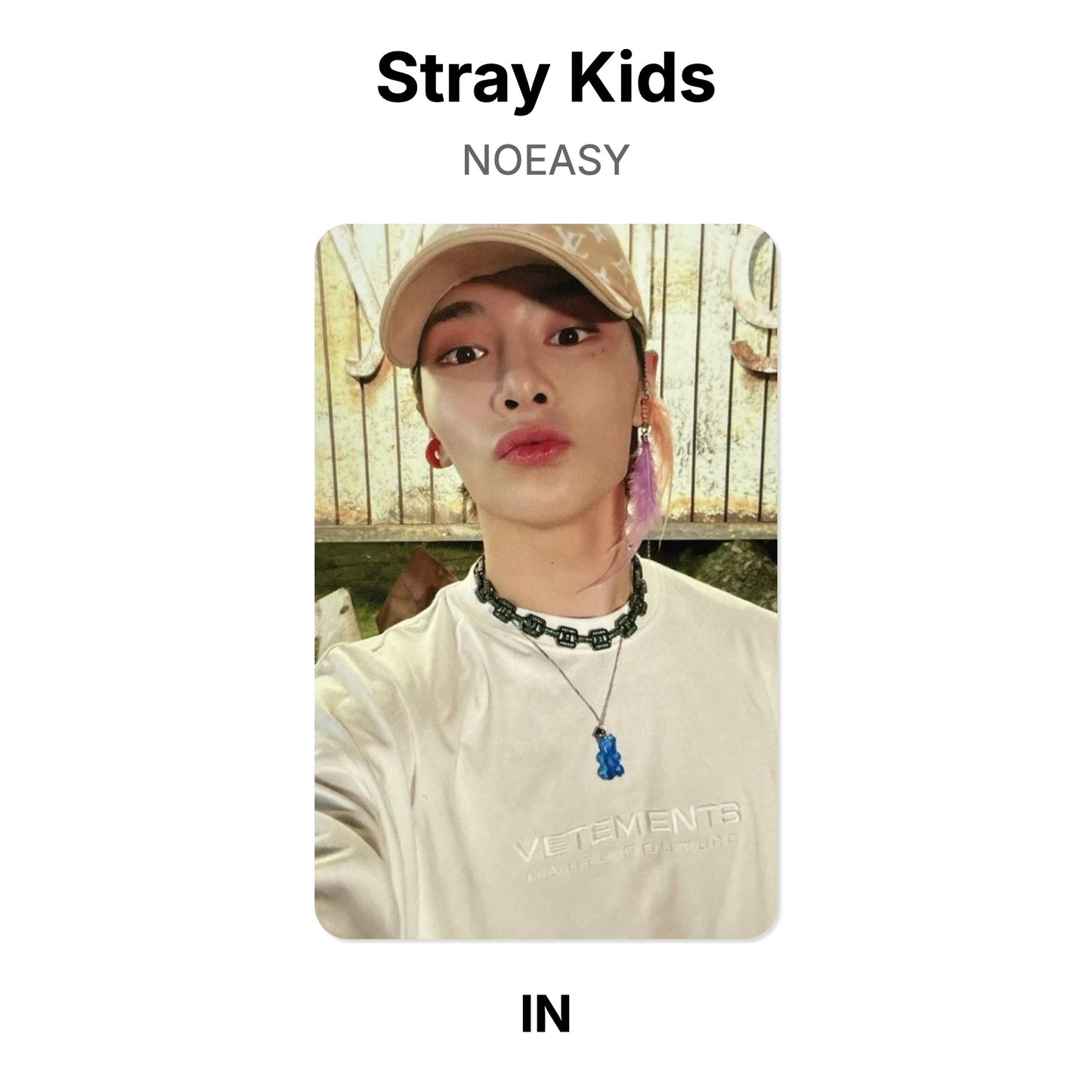 Stray Kids NOEASY photocard oficial