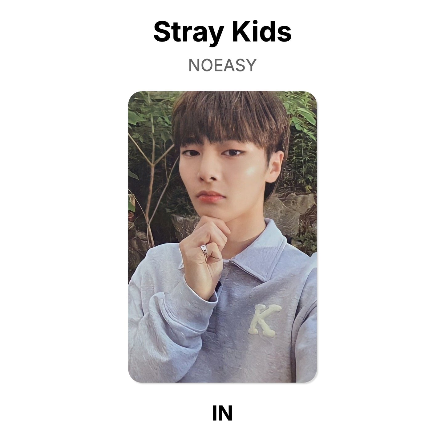 Stray Kids NOEASY photocard oficial