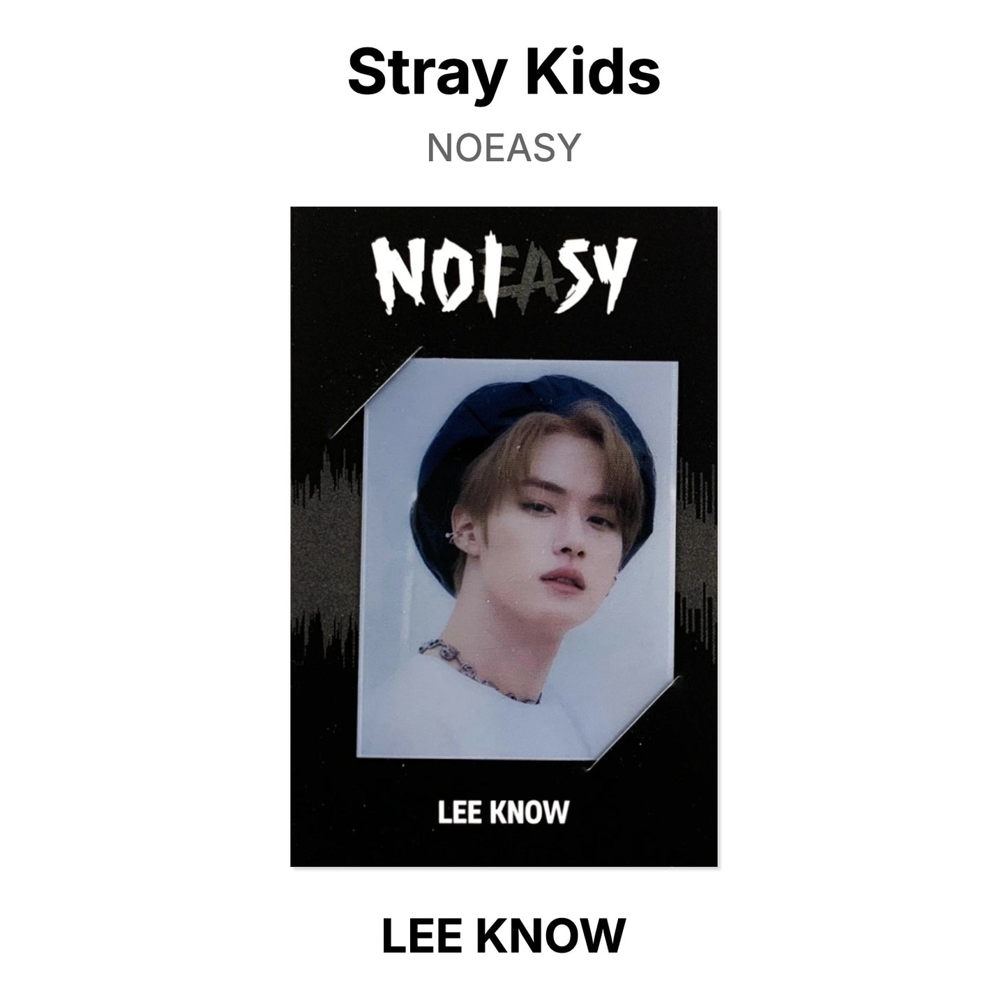 Stray Kids NOEASY photocard oficial