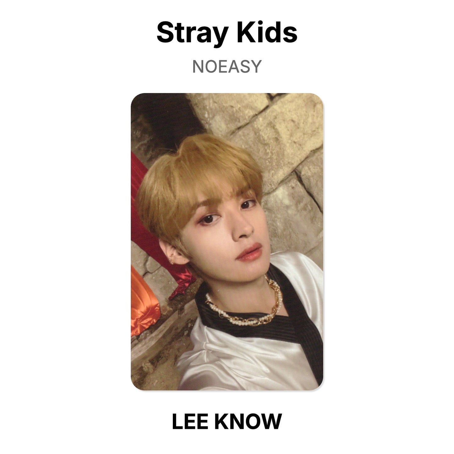 Stray Kids NOEASY photocard oficial