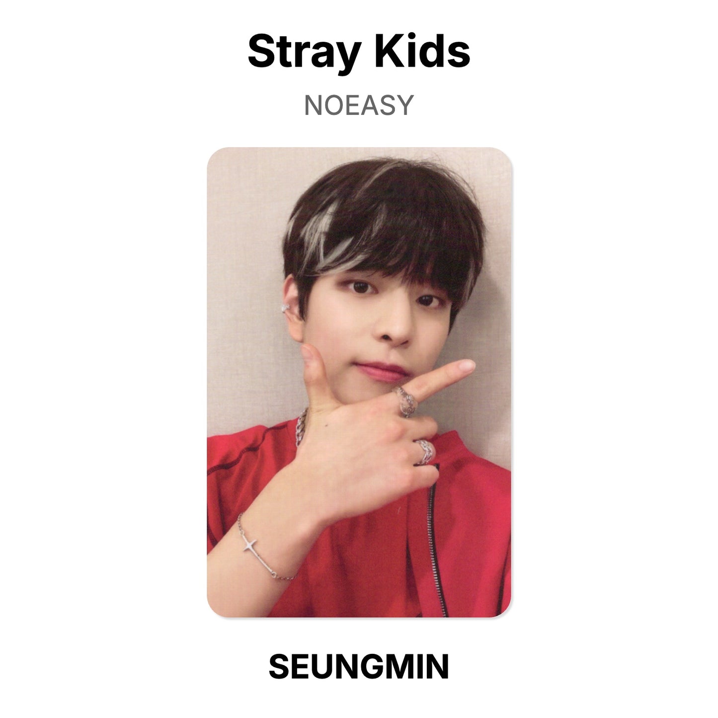 Stray Kids NOEASY photocard oficial
