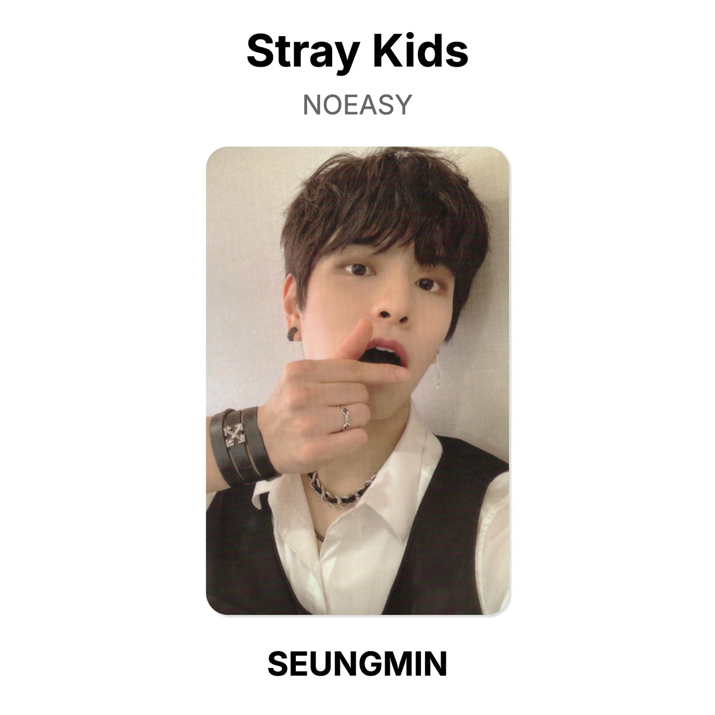 Stray Kids NOEASY photocard oficial