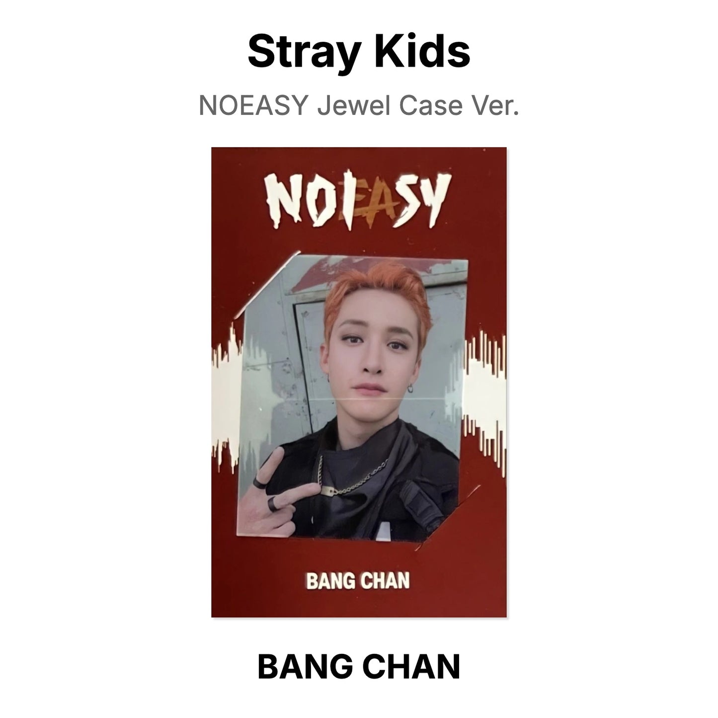 Stray Kids NOEASY Jewel Case Ver. photocard oficial