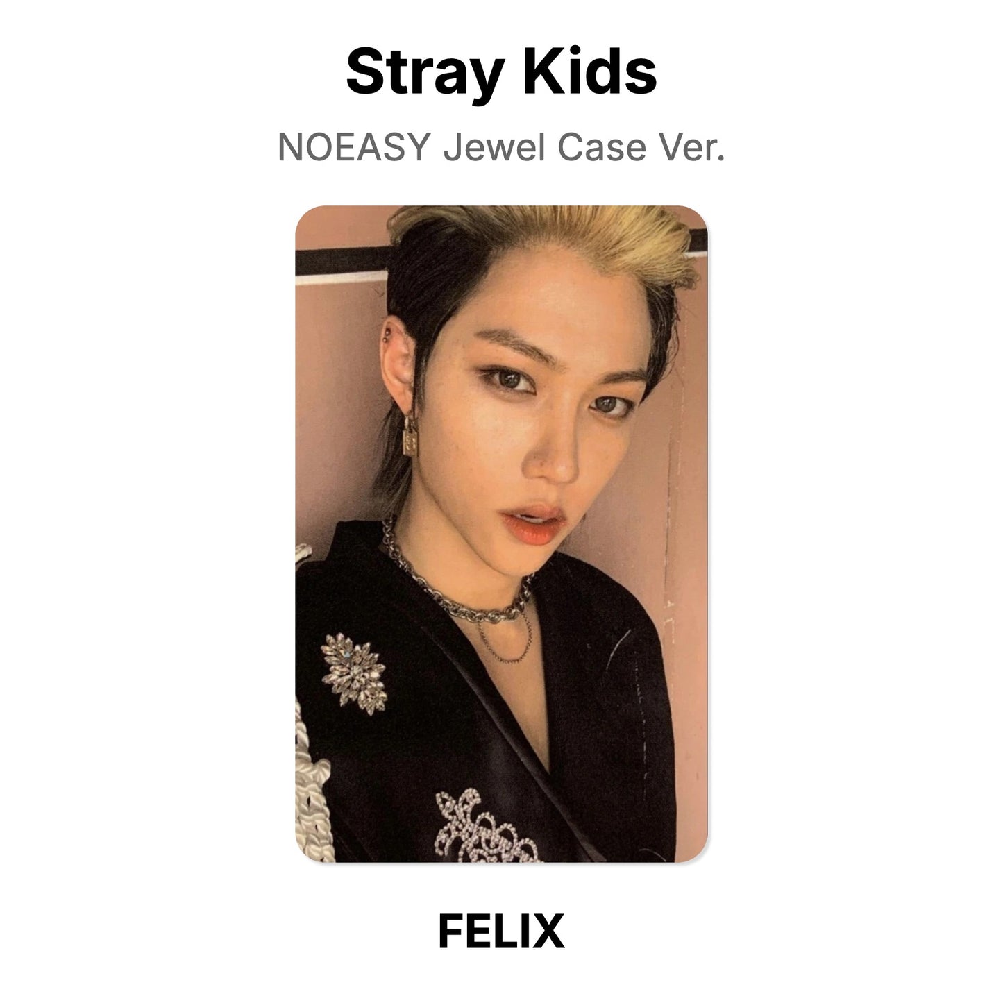 Stray Kids NOEASY Jewel Case Ver. photocard oficial