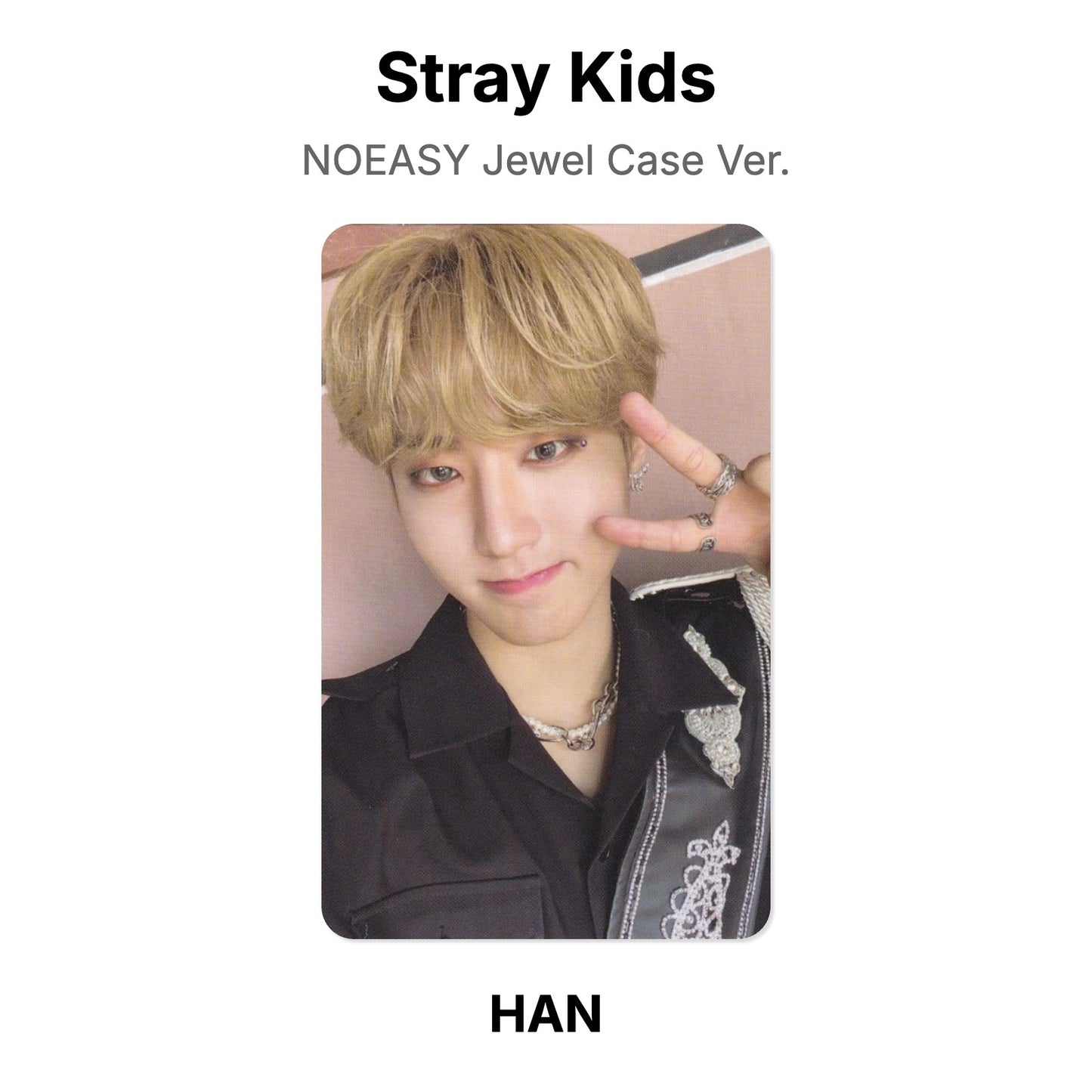 Stray Kids NOEASY Jewel Case Ver. photocard oficial