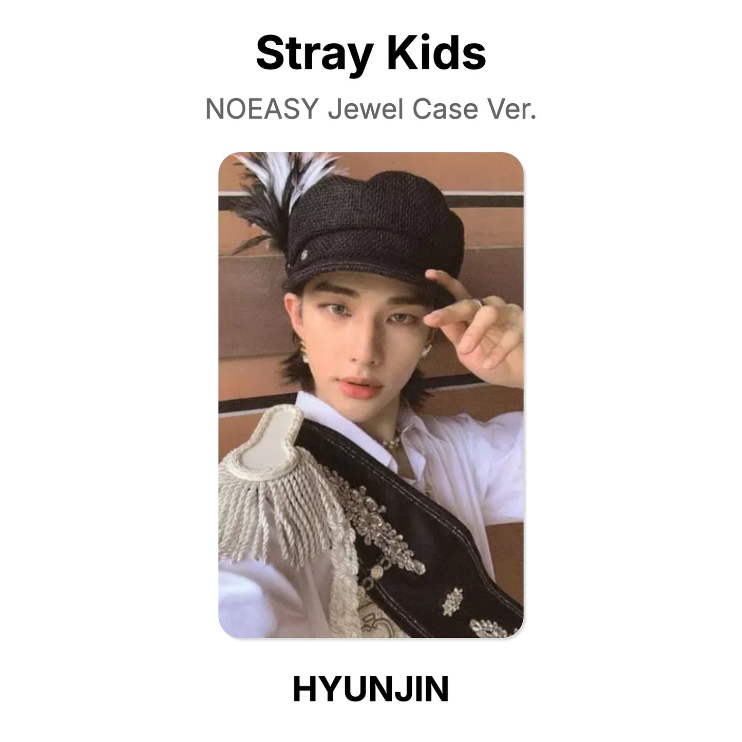 Stray Kids NOEASY Jewel Case Ver. photocard oficial