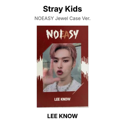 Stray Kids NOEASY Jewel Case Ver. photocard oficial