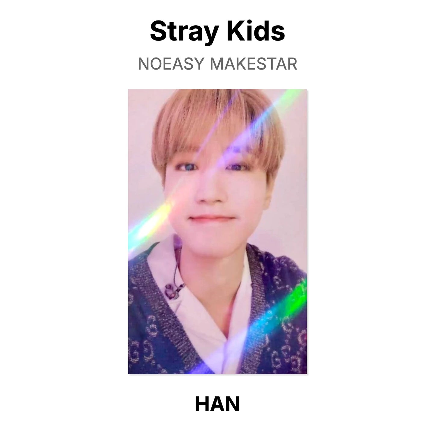 Stray Kids NOEASY MAKESTAR photocard officielle