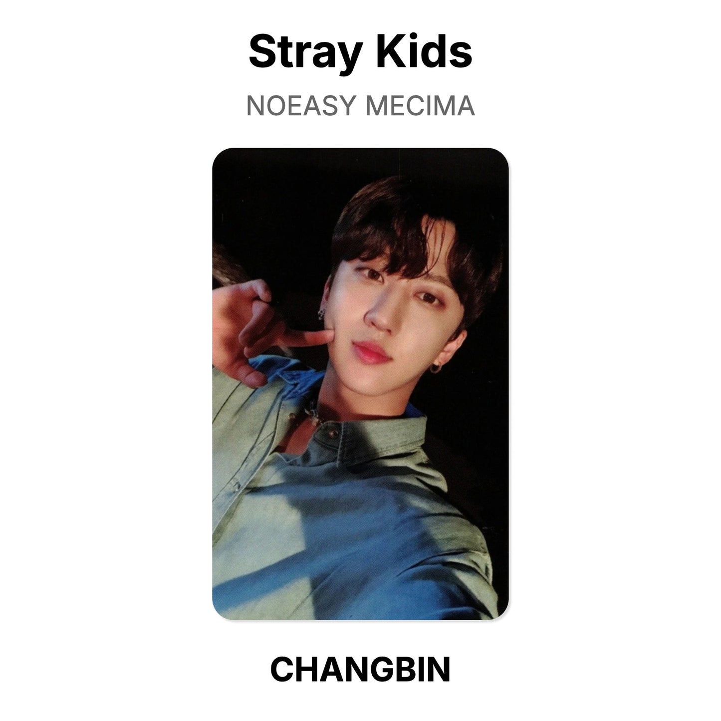 Stray Kids NOEASY MECIMA photocard officielle
