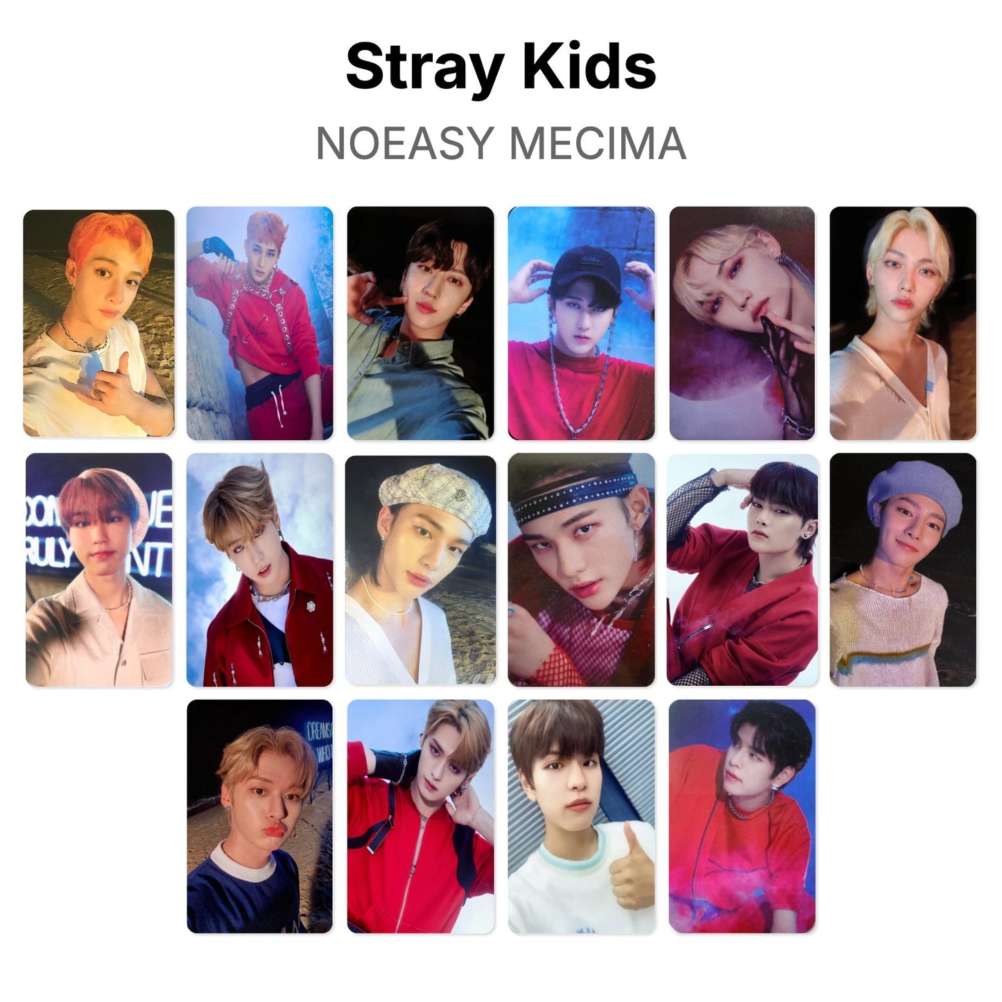 Stray Kids NOEASY MECIMA photocard officielle