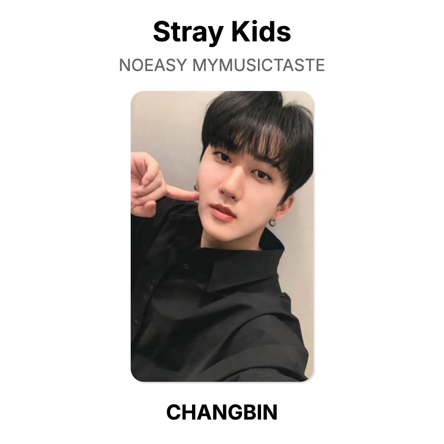Stray Kids NOEASY MYMUSICTASTE photocard oficial