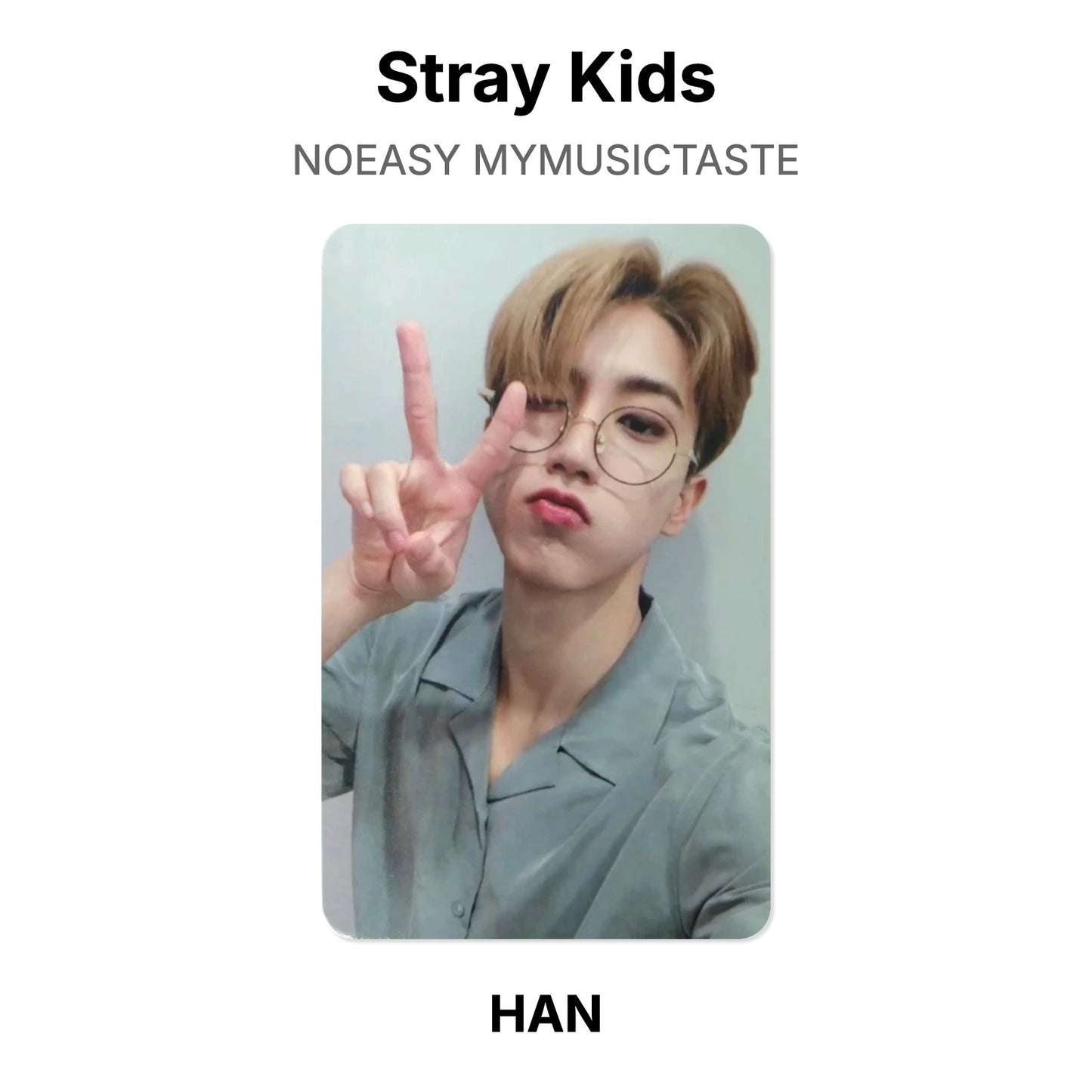 Stray Kids NOEASY MYMUSICTASTE photocard oficial