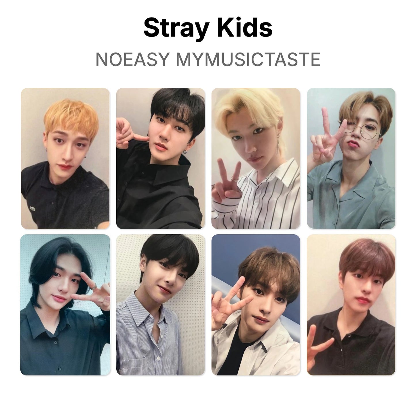 Stray Kids NOEASY MYMUSICTASTE photocard oficial
