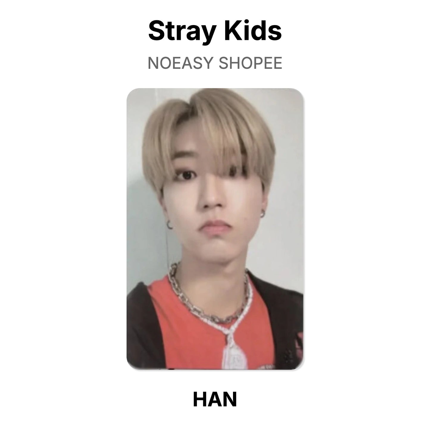 Stray Kids NOEASY SHOPEE photocard chính hãng