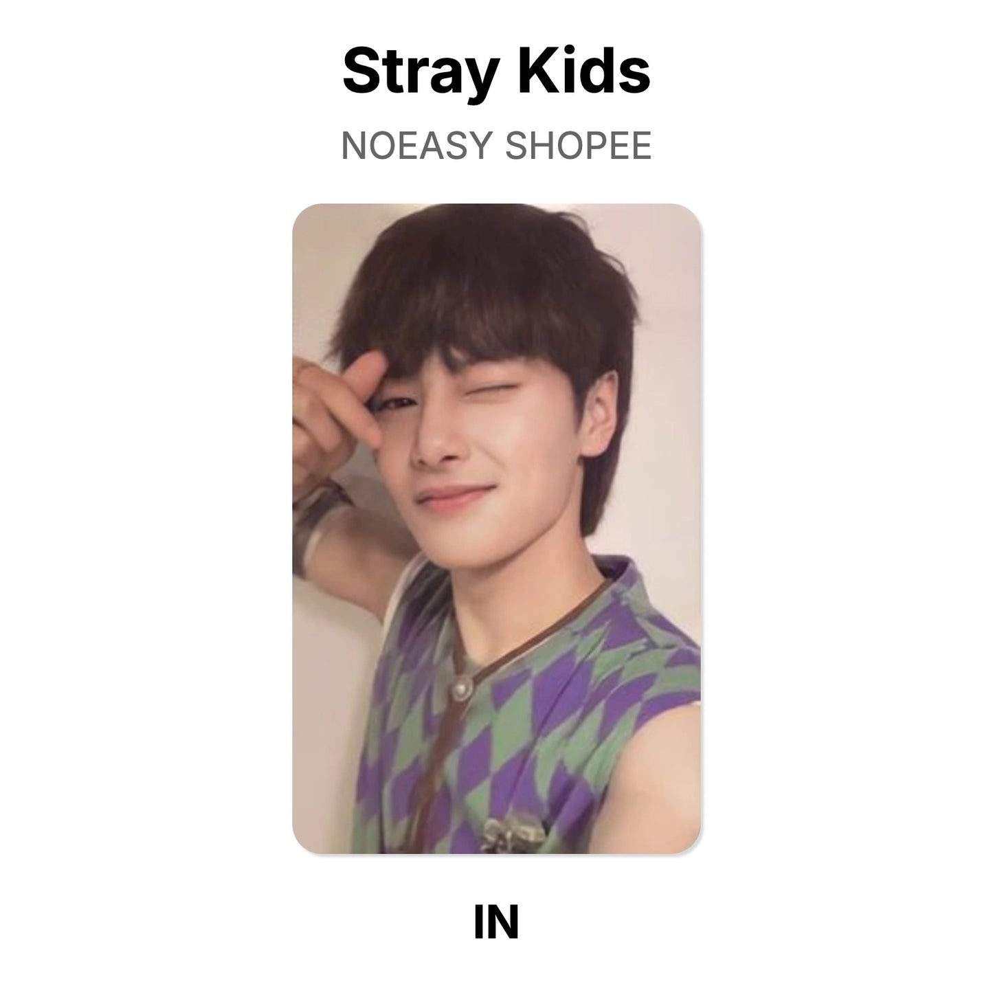 Stray Kids NOEASY SHOPEE photocard chính hãng