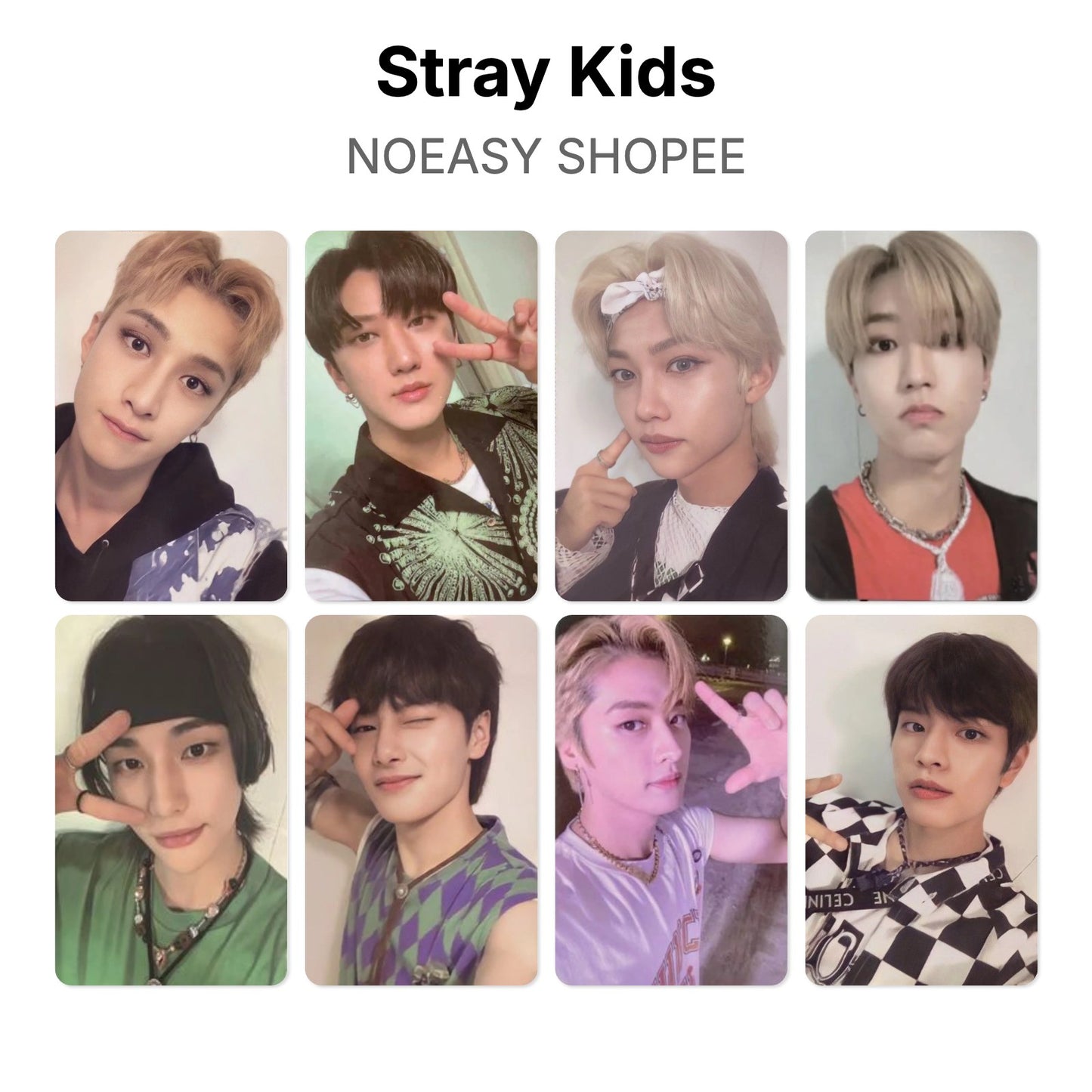 Stray Kids NOEASY SHOPEE photocard chính hãng