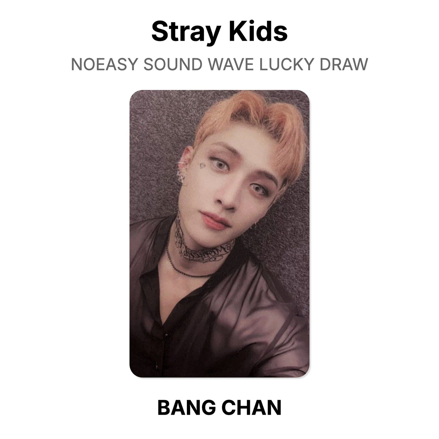 Stray Kids NOEASY SOUND WAVE LUCKY DRAW photocard oficial