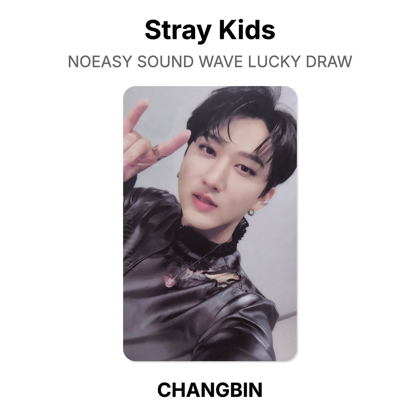 Stray Kids NOEASY SOUND WAVE LUCKY DRAW photocard oficial