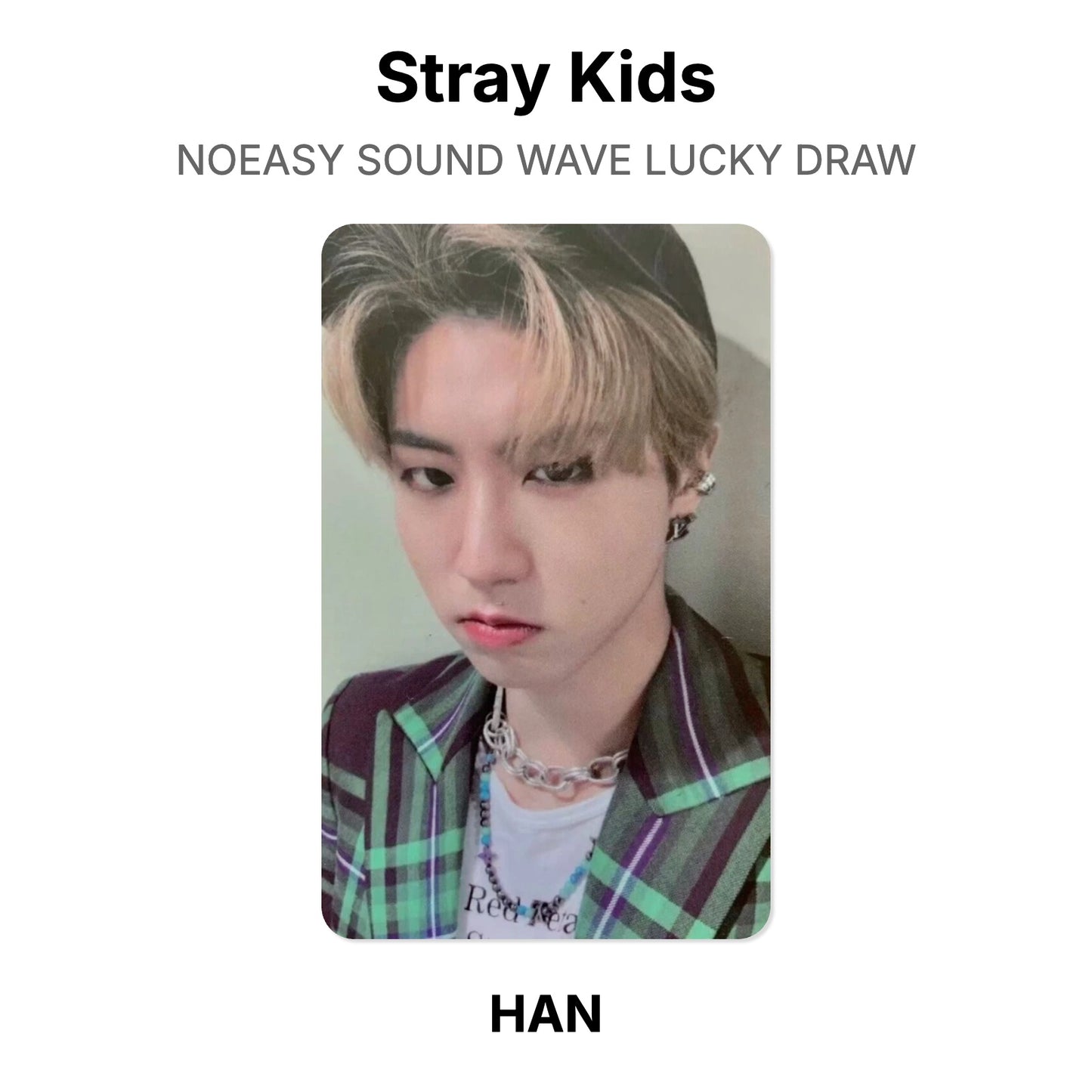 Stray Kids NOEASY SOUND WAVE LUCKY DRAW photocard oficial