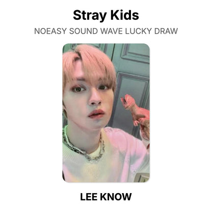 Stray Kids NOEASY SOUND WAVE LUCKY DRAW photocard oficial