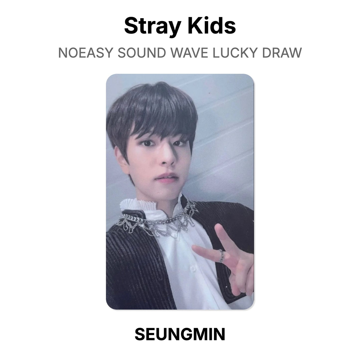 Stray Kids NOEASY SOUND WAVE LUCKY DRAW photocard oficial