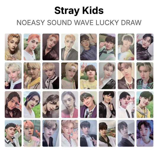 Stray Kids NOEASY SOUND WAVE LUCKY DRAW photocard chính hãng