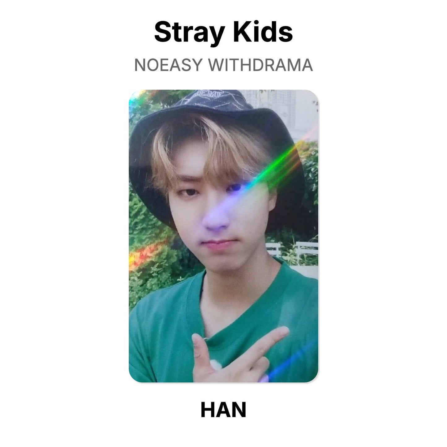 Stray Kids NOEASY WITHDRAMA photocard ufficiale