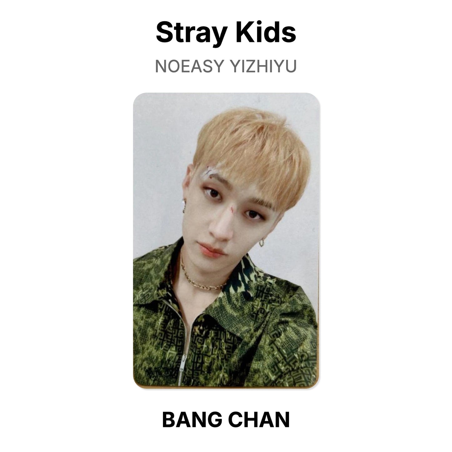 Stray Kids NOEASY YIZHIYU Official Photocard