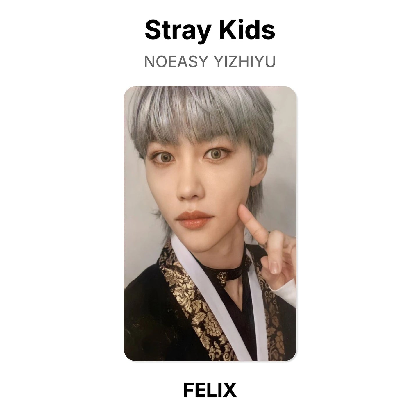 Stray Kids NOEASY YIZHIYU Official Photocard