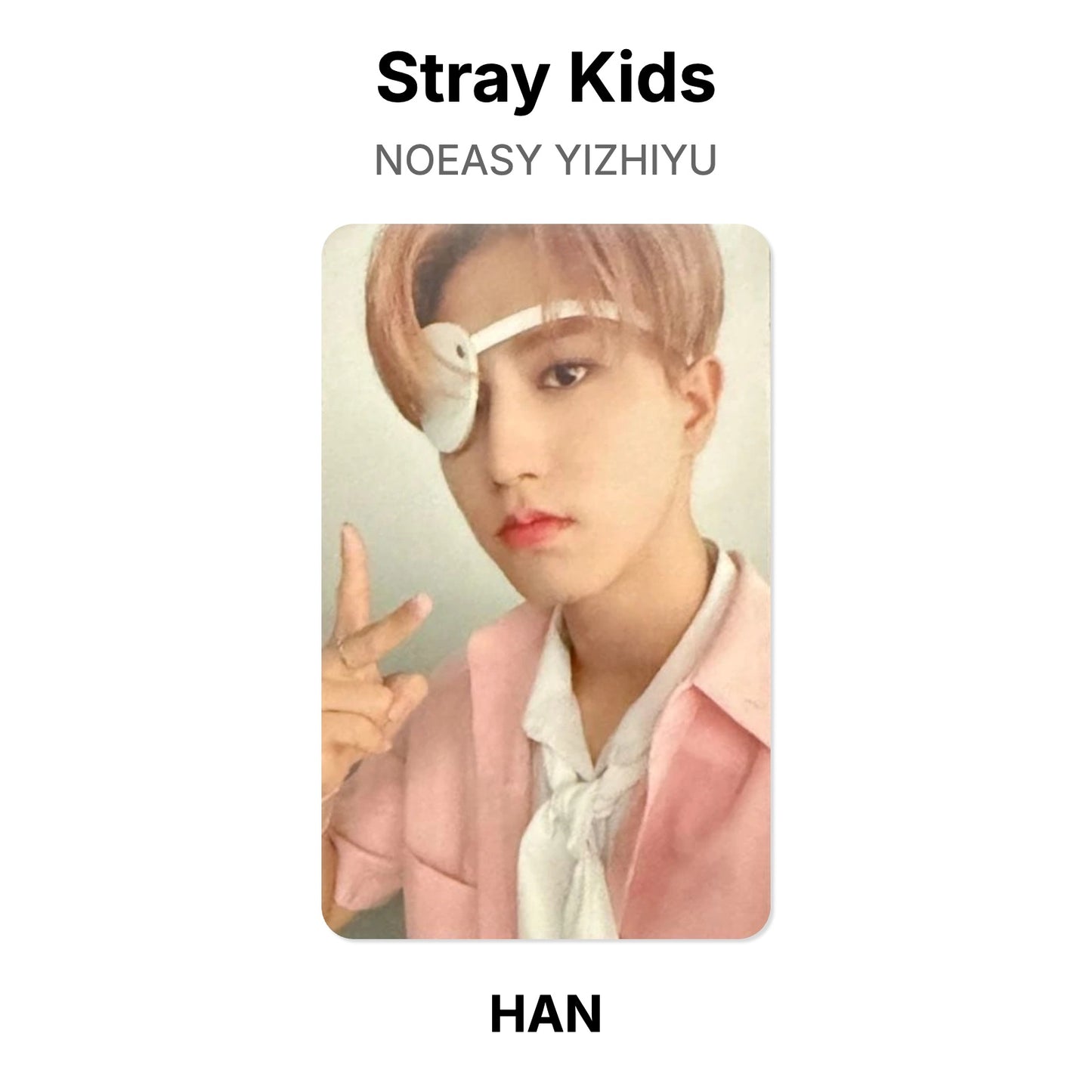 Stray Kids NOEASY YIZHIYU Official Photocard