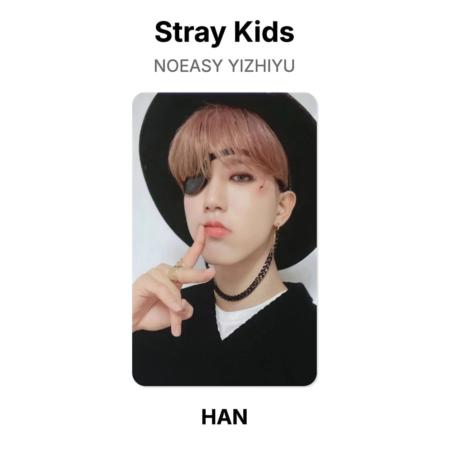 Stray Kids NOEASY YIZHIYU Official Photocard