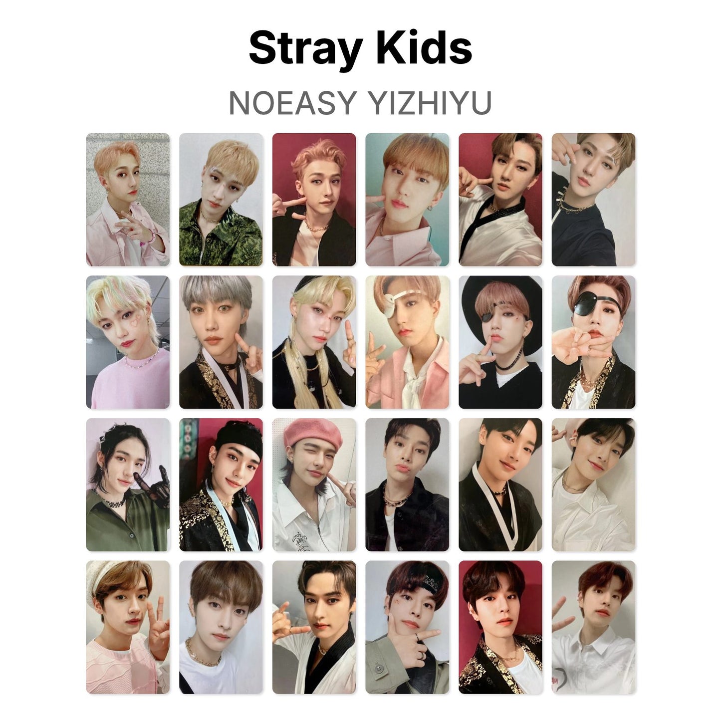 Stray Kids NOEASY YIZHIYU Official Photocard