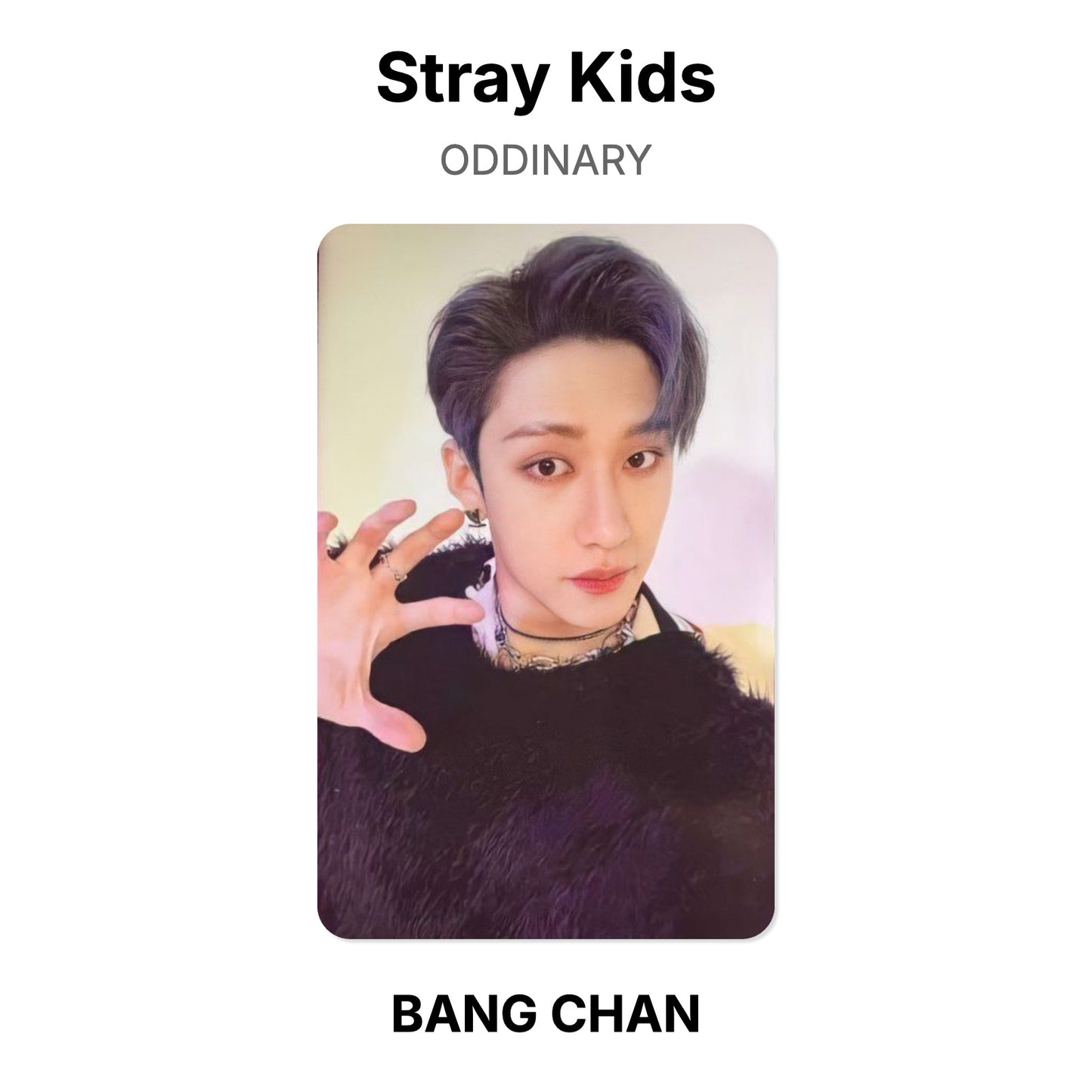 Stray Kids ODDINARY photocard oficial