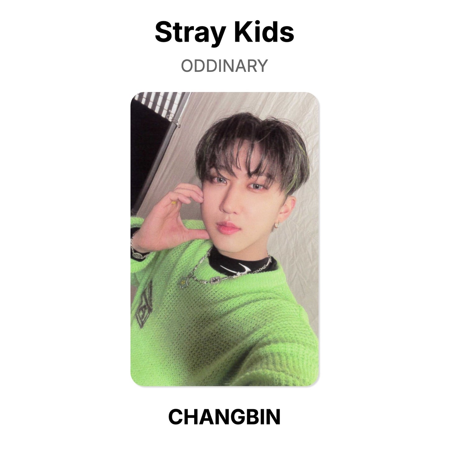 Stray Kids ODDINARY photocard oficial