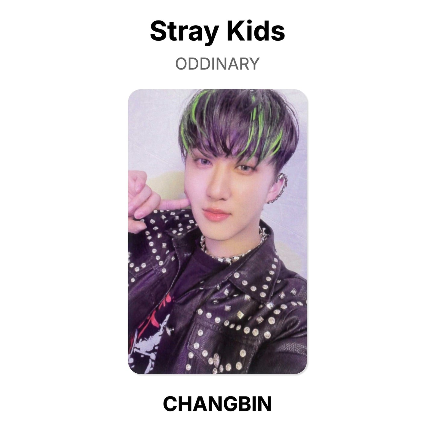 Stray Kids ODDINARY photocard oficial